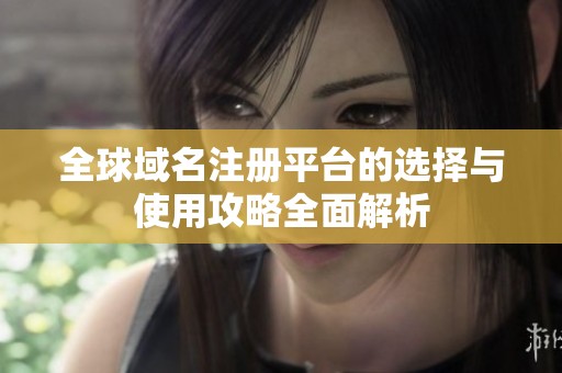 全球域名注册平台的选择与使用攻略全面解析