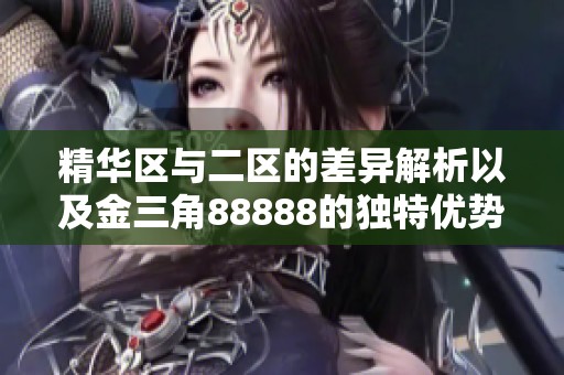 精华区与二区的差异解析以及金三角88888的独特优势分析
