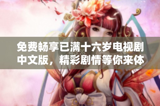 免费畅享已满十六岁电视剧中文版，精彩剧情等你来体验