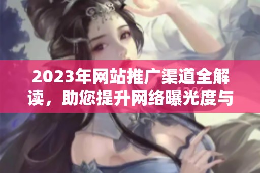 2023年网站推广渠道全解读，助您提升网络曝光度与流量增长