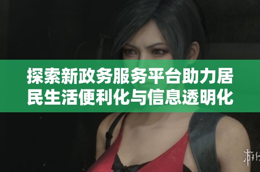 探索新政务服务平台助力居民生活便利化与信息透明化