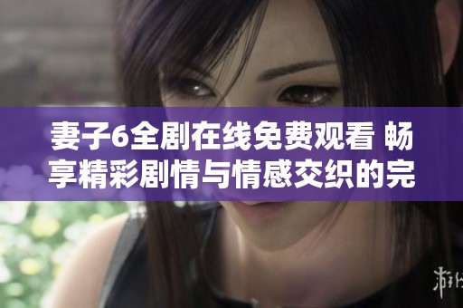 妻子6全剧在线免费观看 畅享精彩剧情与情感交织的完整版体验