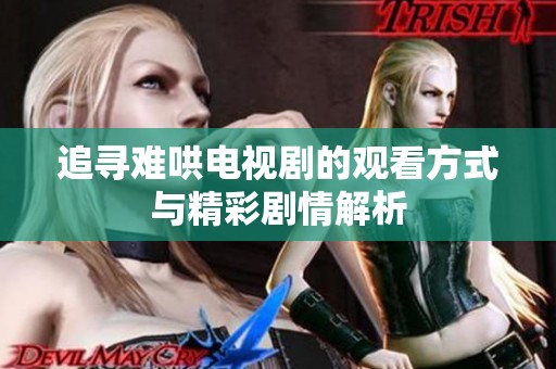 追寻难哄电视剧的观看方式与精彩剧情解析
