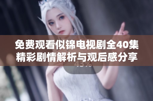 免费观看似锦电视剧全40集精彩剧情解析与观后感分享