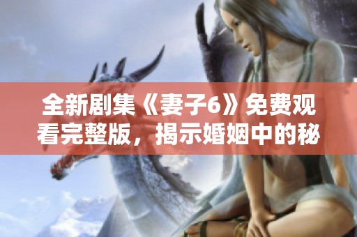 全新剧集《妻子6》免费观看完整版，揭示婚姻中的秘密与挑战
