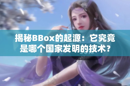 揭秘BBox的起源：它究竟是哪个国家发明的技术？