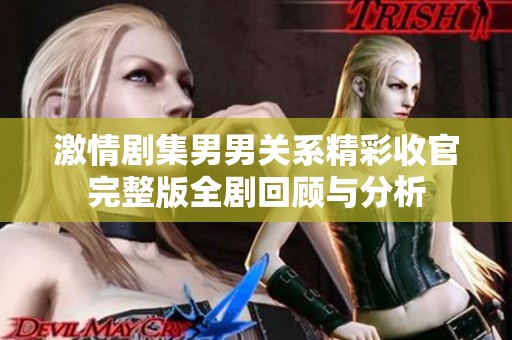 激情剧集男男关系精彩收官完整版全剧回顾与分析