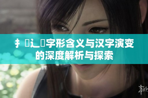 扌喿辶畐字形含义与汉字演变的深度解析与探索