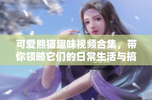 可爱熊猫趣味视频合集，带你领略它们的日常生活与搞笑瞬间