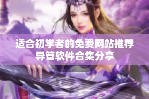 适合初学者的免费网站推荐导管软件合集分享