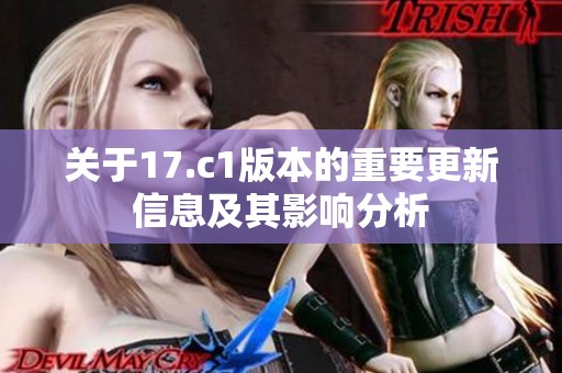 关于17.c1版本的重要更新信息及其影响分析