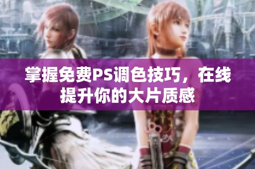 掌握免费PS调色技巧，在线提升你的大片质感