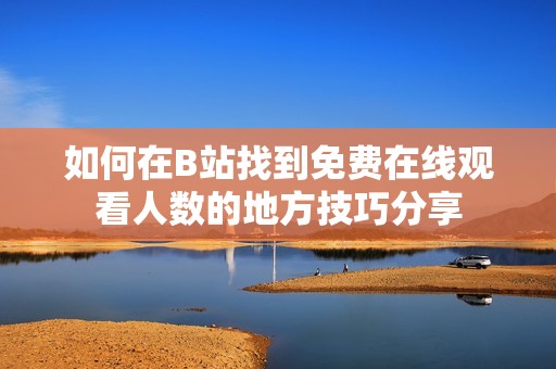 如何在B站找到免费在线观看人数的地方技巧分享