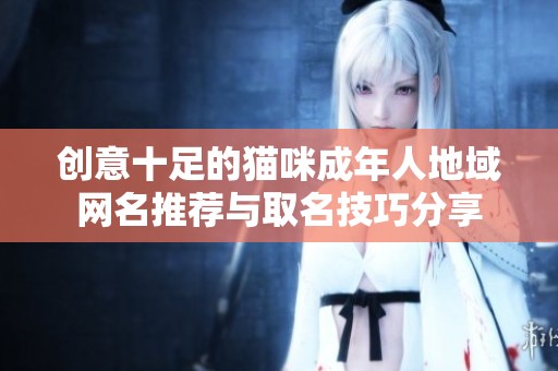 创意十足的猫咪成年人地域网名推荐与取名技巧分享