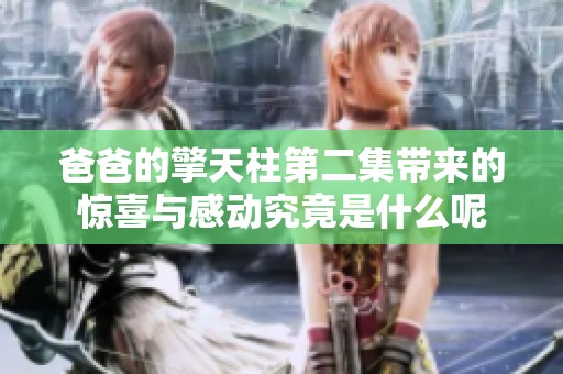 爸爸的擎天柱第二集带来的惊喜与感动究竟是什么呢