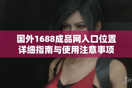 国外1688成品网入口位置详细指南与使用注意事项