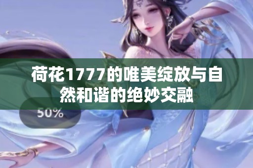 荷花1777的唯美绽放与自然和谐的绝妙交融