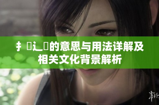 扌喿辶畐的意思与用法详解及相关文化背景解析