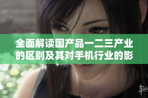 全面解读国产品一二三产业的区别及其对手机行业的影响