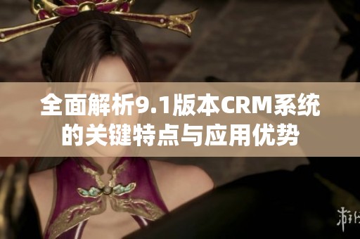全面解析9.1版本CRM系统的关键特点与应用优势