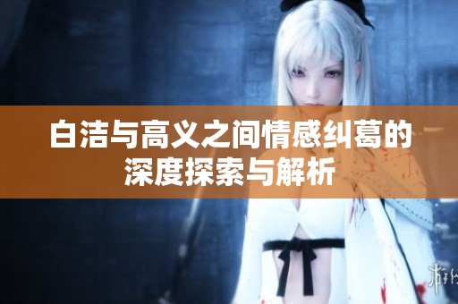 白洁与高义之间情感纠葛的深度探索与解析