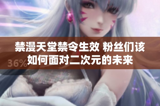 禁漫天堂禁令生效 粉丝们该如何面对二次元的未来