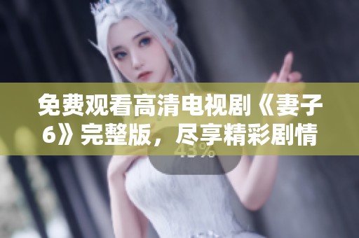 免费观看高清电视剧《妻子6》完整版，尽享精彩剧情与感人故事